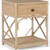 mutoni inspiration Nachttisch Sita Naturrattan 50X60> Schlafzimmer