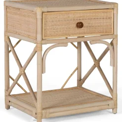 mutoni inspiration Nachttisch Sita Naturrattan 50X60> Schlafzimmer
