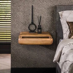 mutoni industrial Nachttisch Sleek Mango Sand> Schlafzimmer