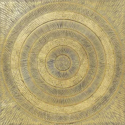 KARE Design Objektbild Art Circle Gold 120X120> Ölbilder