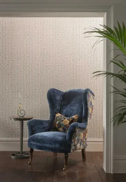 tetrad Ohrensessel Crawford Allure Azure Royal Garden Sapphire> Ohrensessel