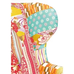 KARE Design Ohrensessel Patchwork Red><noscript><img width=