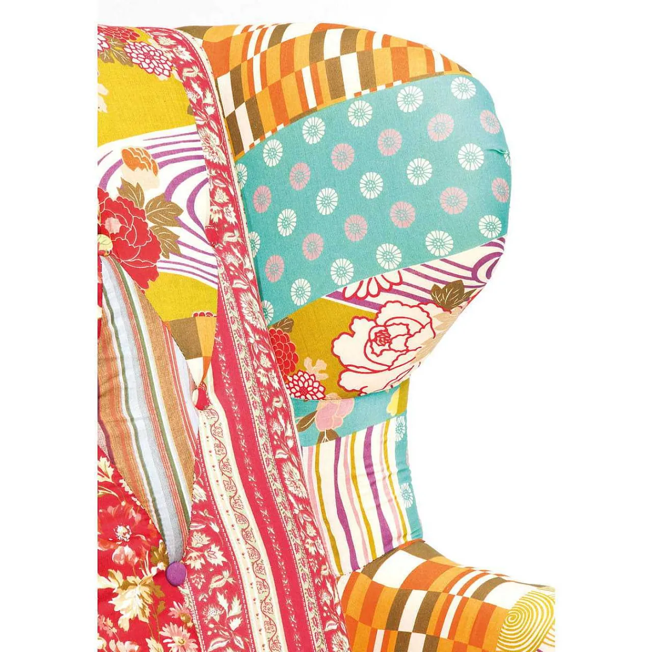 KARE Design Ohrensessel Patchwork Red> Ohrensessel