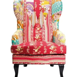 KARE Design Ohrensessel Patchwork Red><noscript><img width=