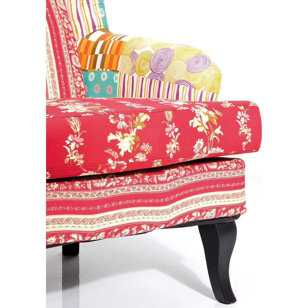 KARE Design Ohrensessel Patchwork Red> Ohrensessel