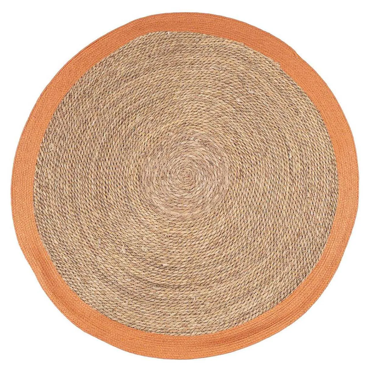 mutoni lifestyle Outdoor Teppich Zahra Natur-Orange Rund 120> Outdoorteppiche