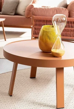 mutoni lifestyle Outdoor-Teppich Savan Beige Rund 150> Outdoorteppiche