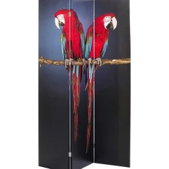 KARE Design Paravent Twin Parrot Vs Cute Colibri 120X180><noscript><img width=