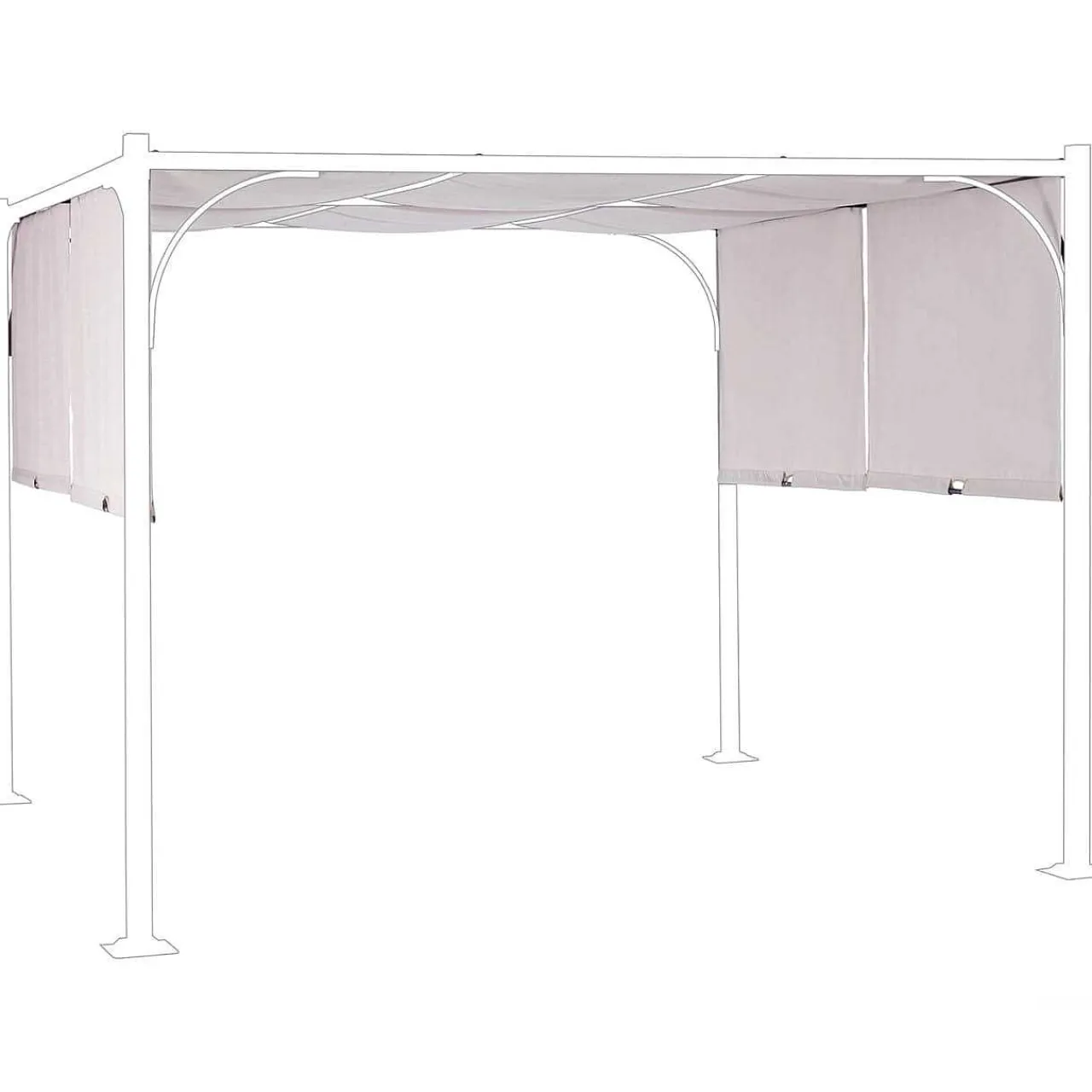 mutoni lifestyle Pavillonplane Slide 300X300 Grau> Pavillons Und Gartenzelte