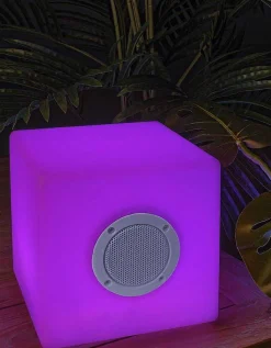 mutoni lifestyle Pe Speaker-Wurfel Led Lampe 20X20> Bodenleuchten Aussen