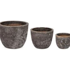 mutoni lifestyle Pflanzentopf Duyen Rusty (3Er-Set)> Gartenvasen Und Pflanzkübel