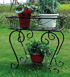 mutoni pleasure Pflanzstander Crysal Stahl Schwarz> Gartendeko