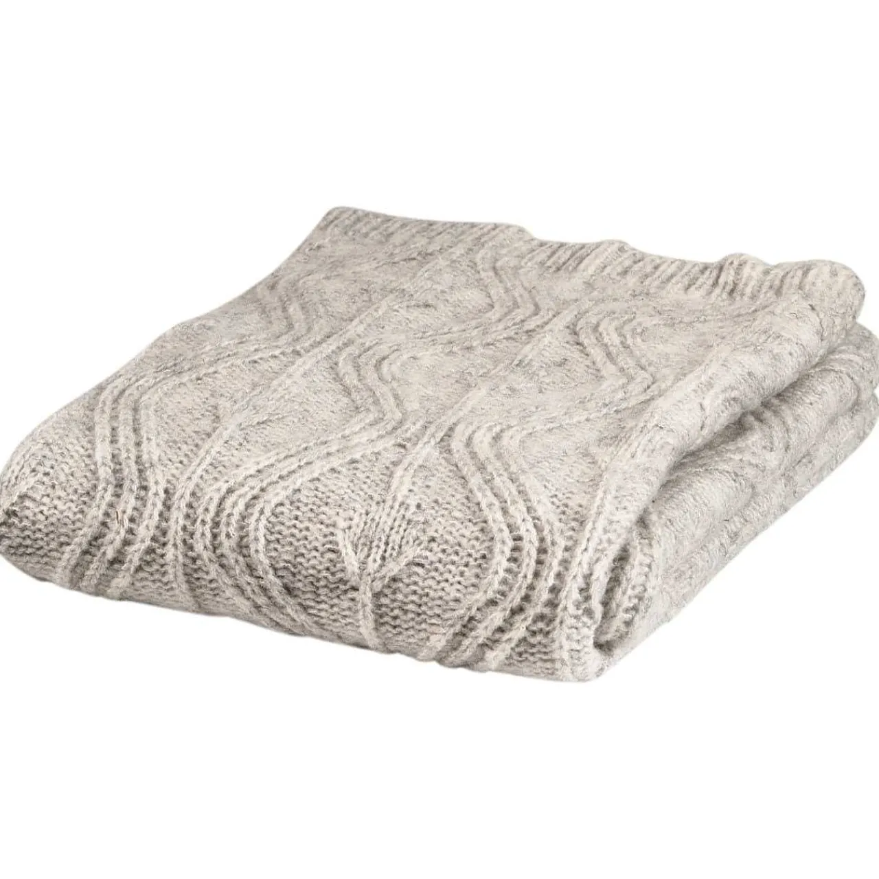 mutoni living Plaid Dali Wolle Beige 130X170> Tagesdecken & Plaids
