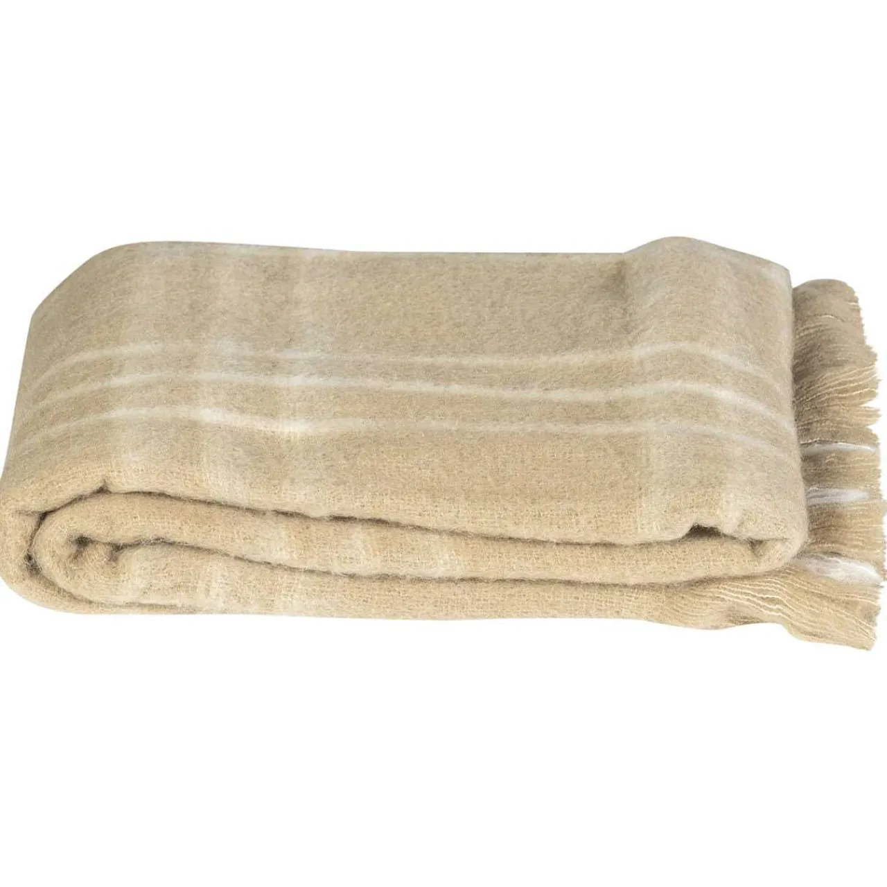 mutoni living Plaid Winter Sand/Offwhite 130X170> Tagesdecken & Plaids