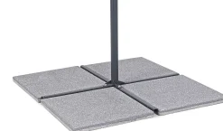 mutoni lifestyle Platten Zu Schirmständer 50X50 Zement Mix Grau (4Er-Set)> Schirmständer
