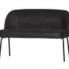 mutoni living Polsterbank Vogue Schwarz 120> Bänke