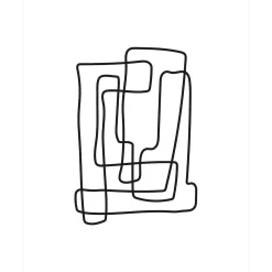 mutoni living Poster Lines 35.5X45.5> Poster