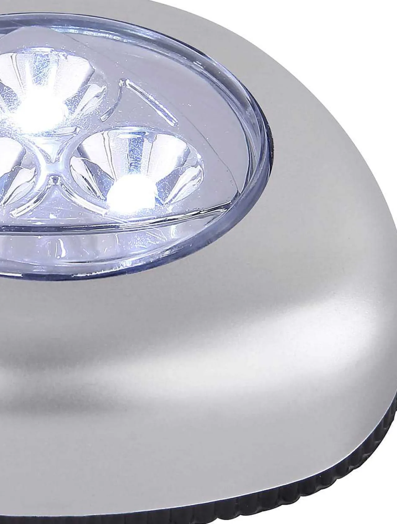 mutoni light Pushlight Kunststoff Silber Metallic 3Xled> Bodenleuchten