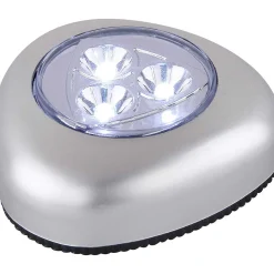 mutoni light Pushlight Kunststoff Silber Metallic 3Xled><noscript><img width=