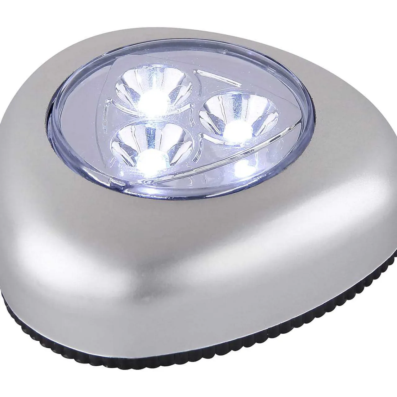 mutoni light Pushlight Kunststoff Silber Metallic 3Xled> Bodenleuchten
