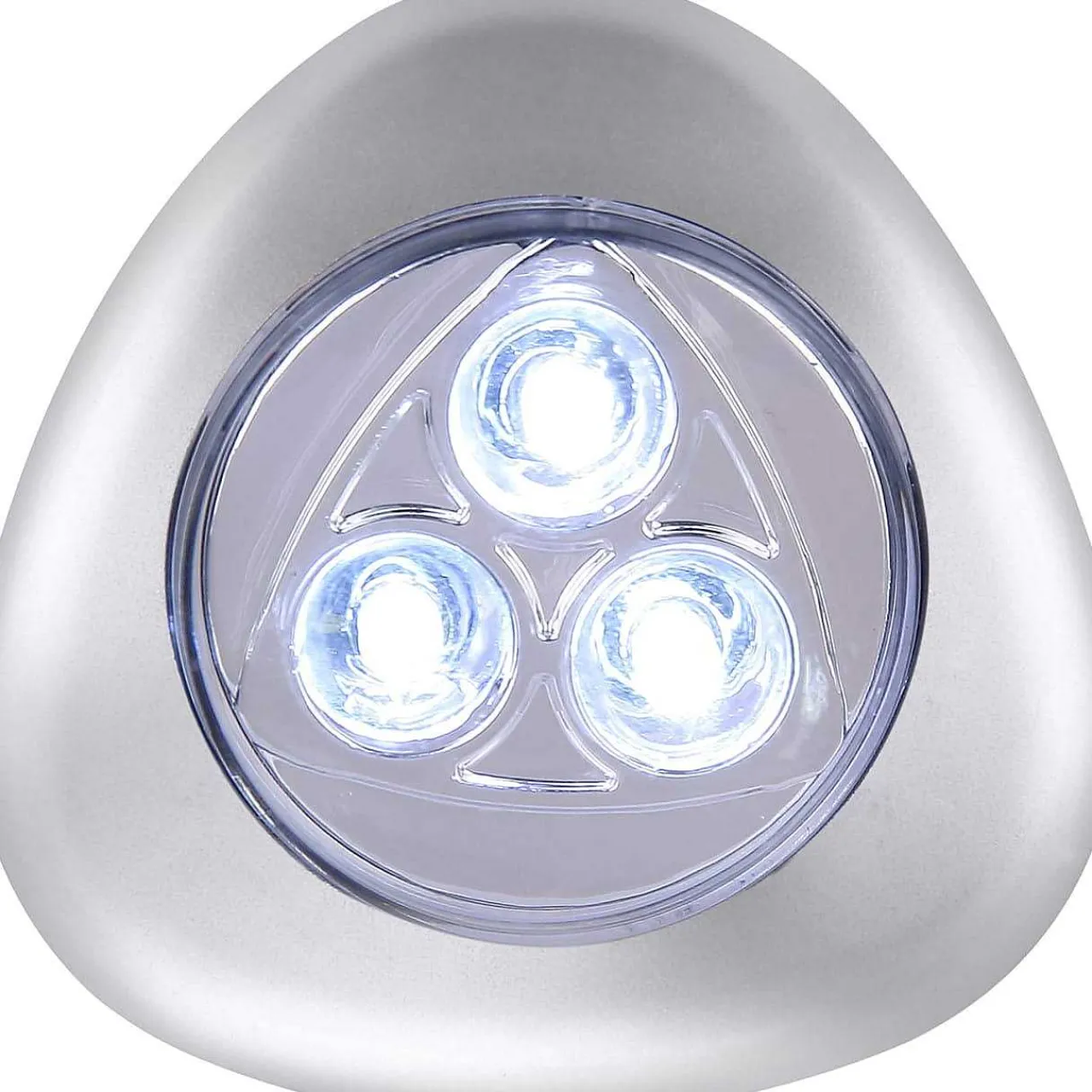mutoni light Pushlight Kunststoff Silber Metallic 3Xled> Bodenleuchten