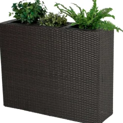 mutoni pleasure Raumtrenner Mit 3 Pflanztopfen Salvia Coffee> Gartenvasen Und Pflanzkübel