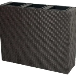mutoni pleasure Raumtrenner Mit 3 Pflanztopfen Salvia Coffee> Gartenvasen Und Pflanzkübel