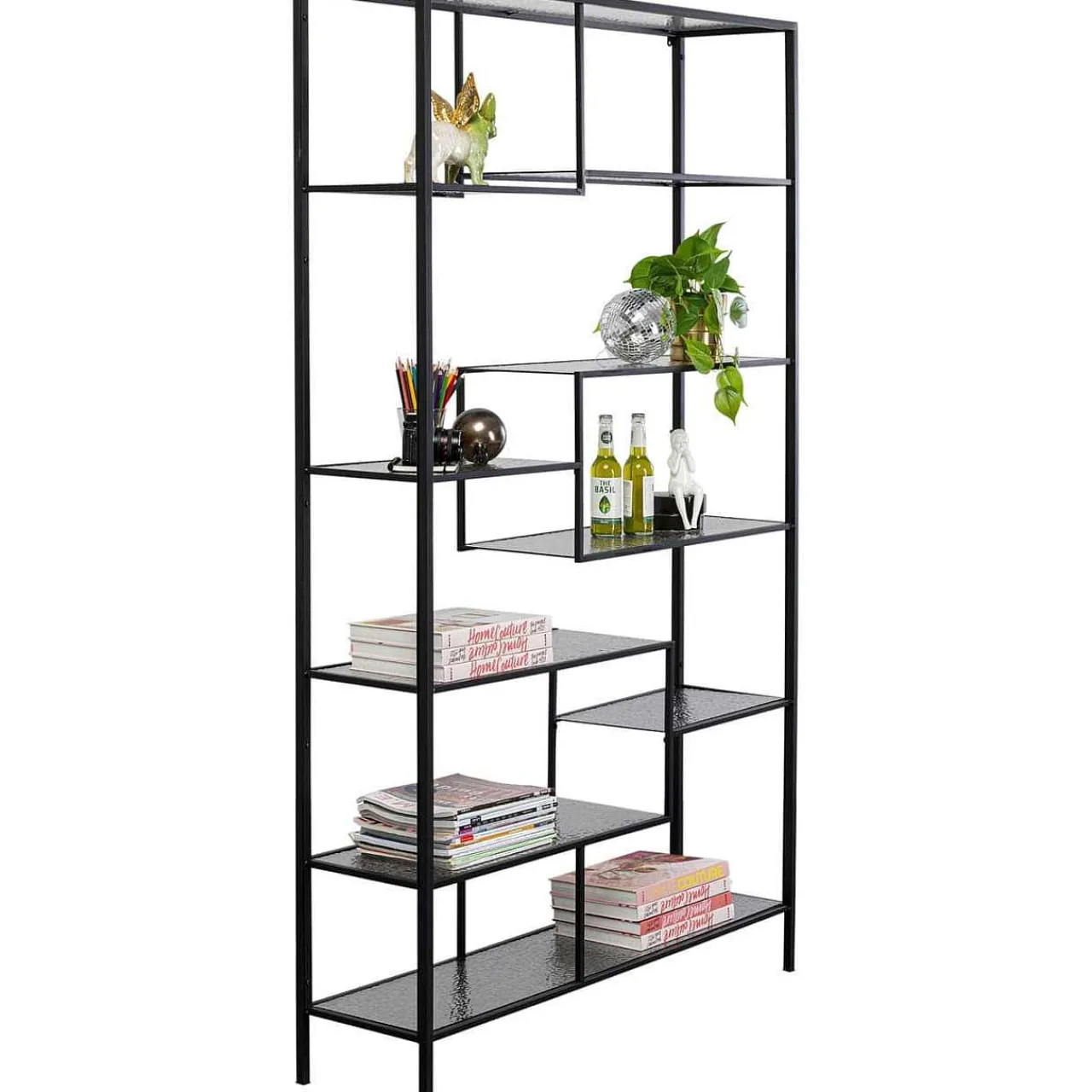 KARE Design Regal Loft Bubble Schwarz 195> Arbeitszimmer