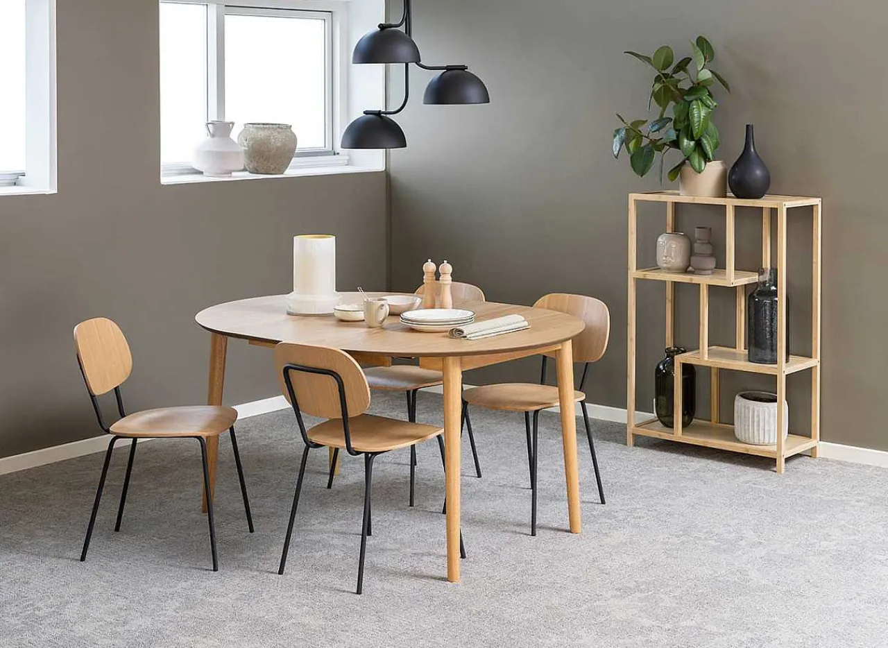 mutoni scandi Regal Micah Bambus Natur 77X113> Regale