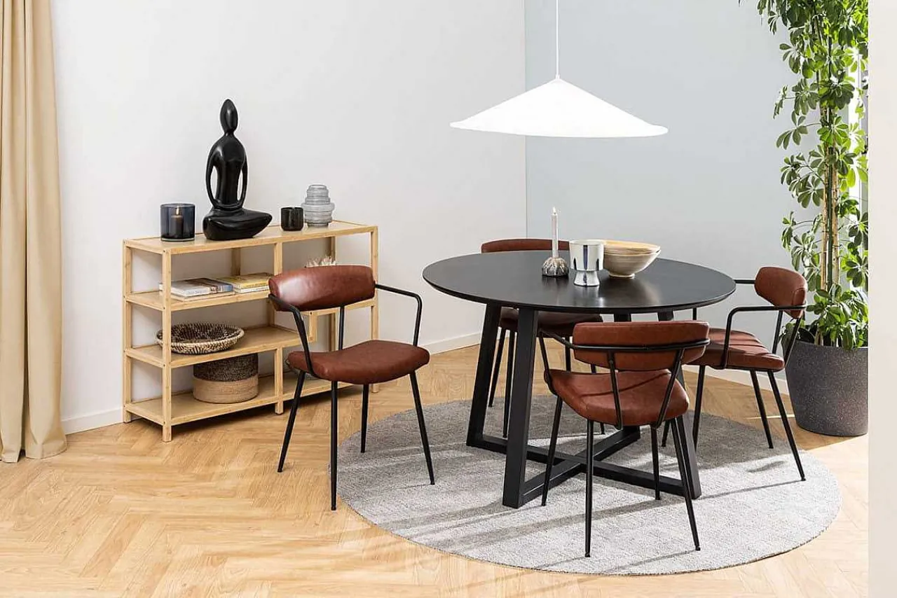 mutoni scandi Regal Micah Bambus Natur 114X789> Regale