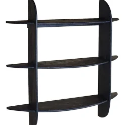 mutoni lifestyle Regal Westwood Schwarz 100X100> Arbeitszimmer