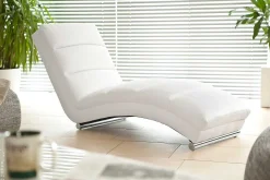 mutoni casual Relaxliege Kunstleder Weiss 170> Relaxliegen