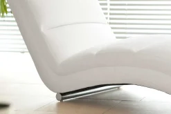 mutoni casual Relaxliege Kunstleder Weiss 170><noscript><img width=