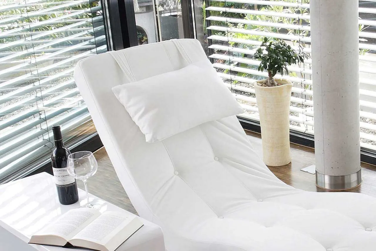mutoni casual Relaxliege Kunstleder Weiss> Relaxliegen