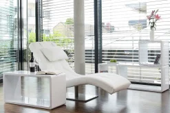 mutoni casual Relaxliege Kunstleder Weiss><noscript><img width=