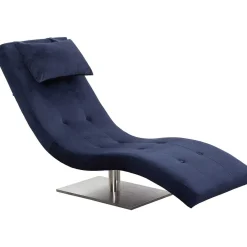 mutoni casual Relaxliege Samt Blau> Relaxliegen