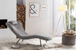 mutoni casual Relaxliege Texturstoff Hellgrau> Relaxliegen