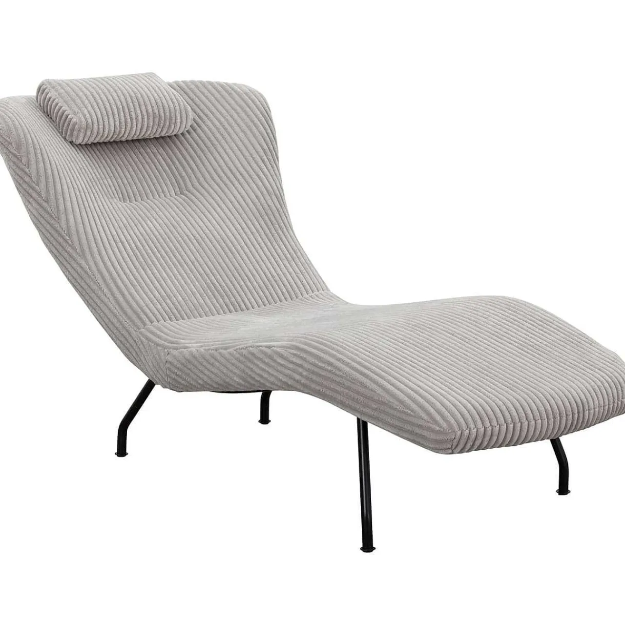 mutoni casual Relaxliege Texturstoff Hellgrau> Relaxliegen