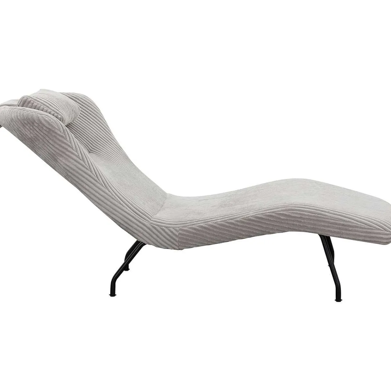 mutoni casual Relaxliege Texturstoff Hellgrau> Relaxliegen