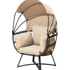 mutoni pleasure Relaxsessel Delos Beige Eiformig> Gartensessel