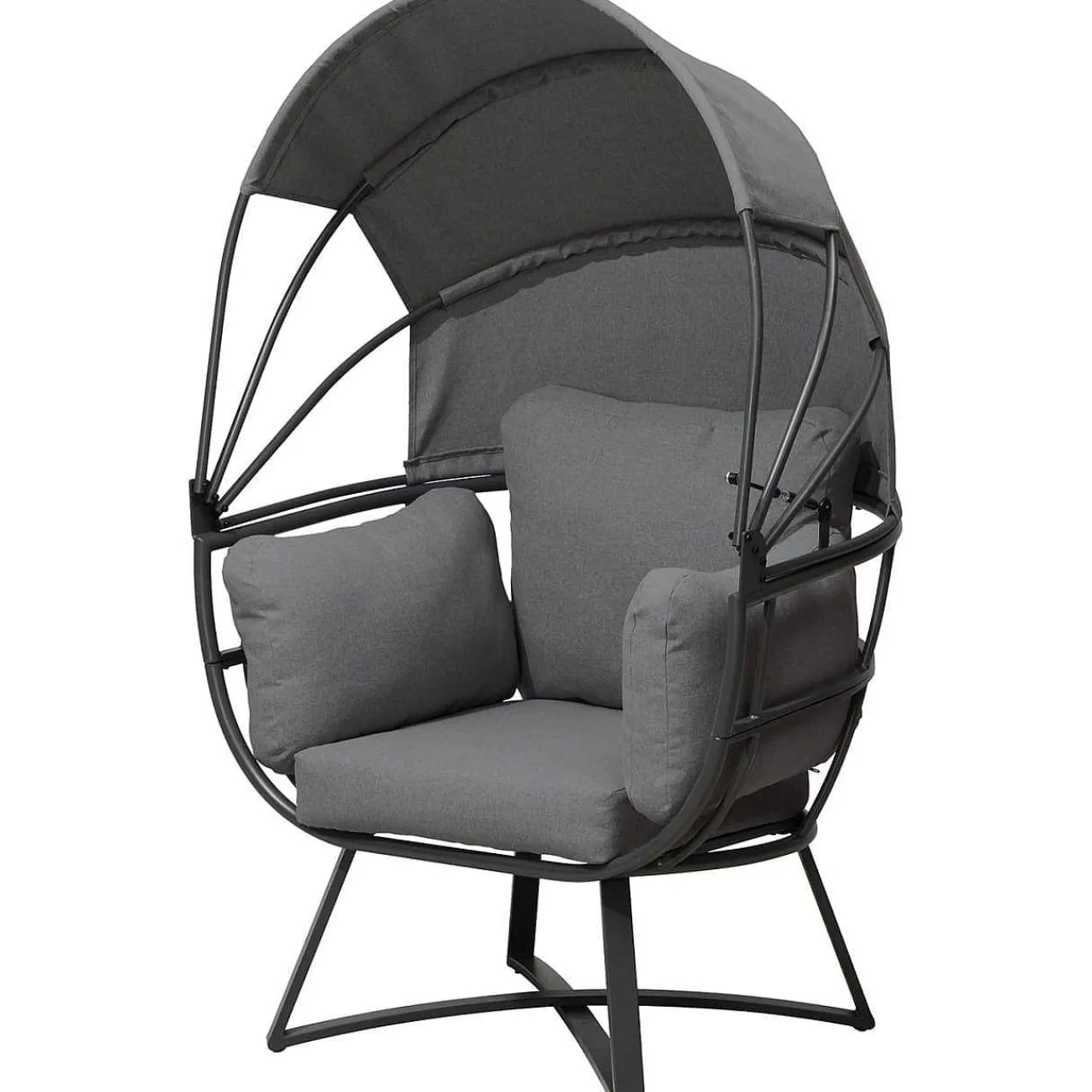 mutoni pleasure Relaxsessel Delos Grau Eiformig> Gartensessel