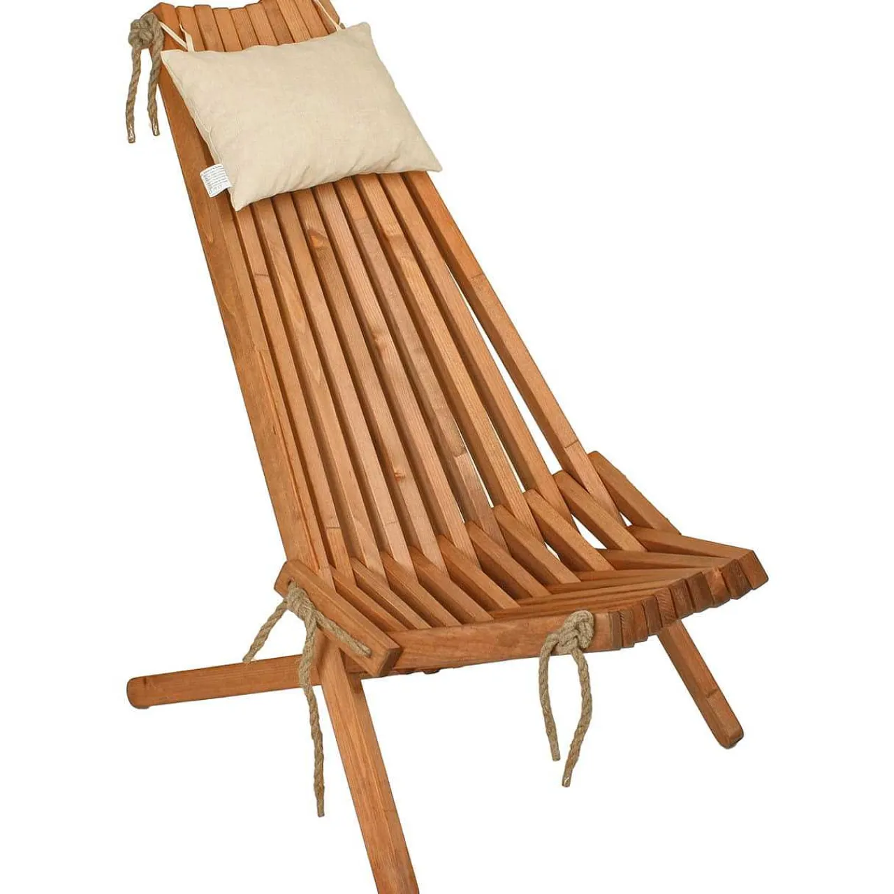 mutoni pleasure Relaxsessel Falun Kiefer Natur Beige> Gartensessel