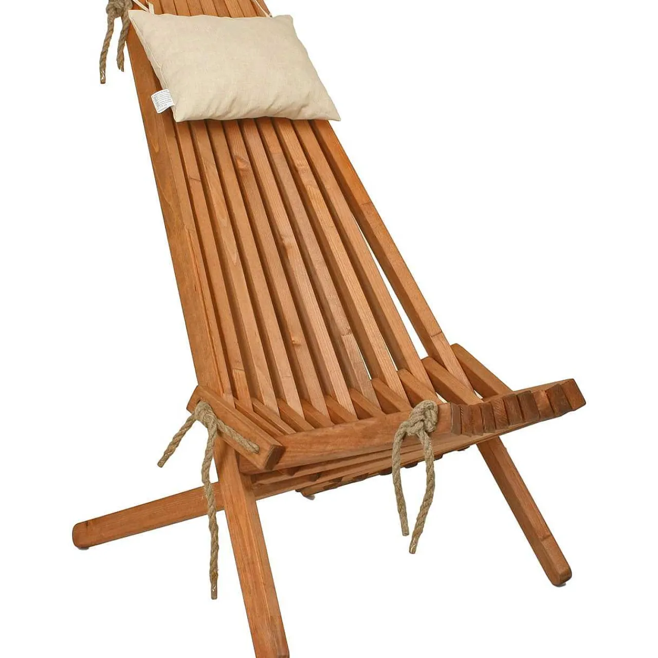 mutoni pleasure Relaxsessel Falun Kiefer Natur Beige> Gartensessel