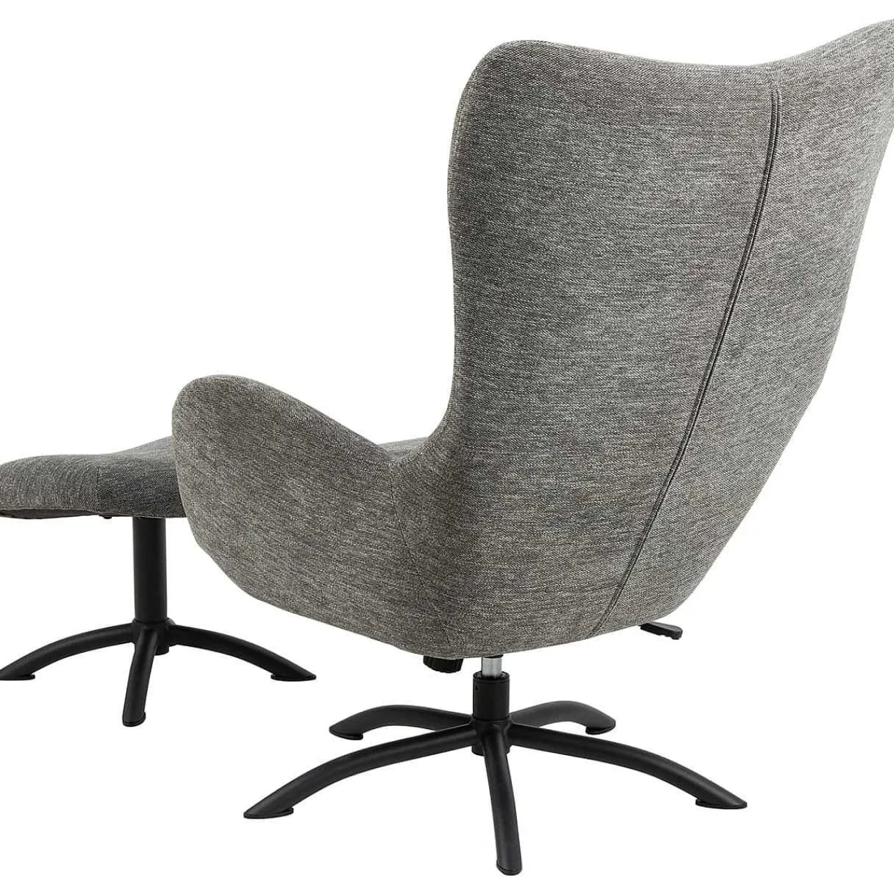 mutoni scandi Relaxsessel Mit Hocker Pipton Anthrazit> Relaxsessel