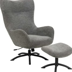 mutoni scandi Relaxsessel Mit Hocker Pipton Anthrazit><noscript><img width=
