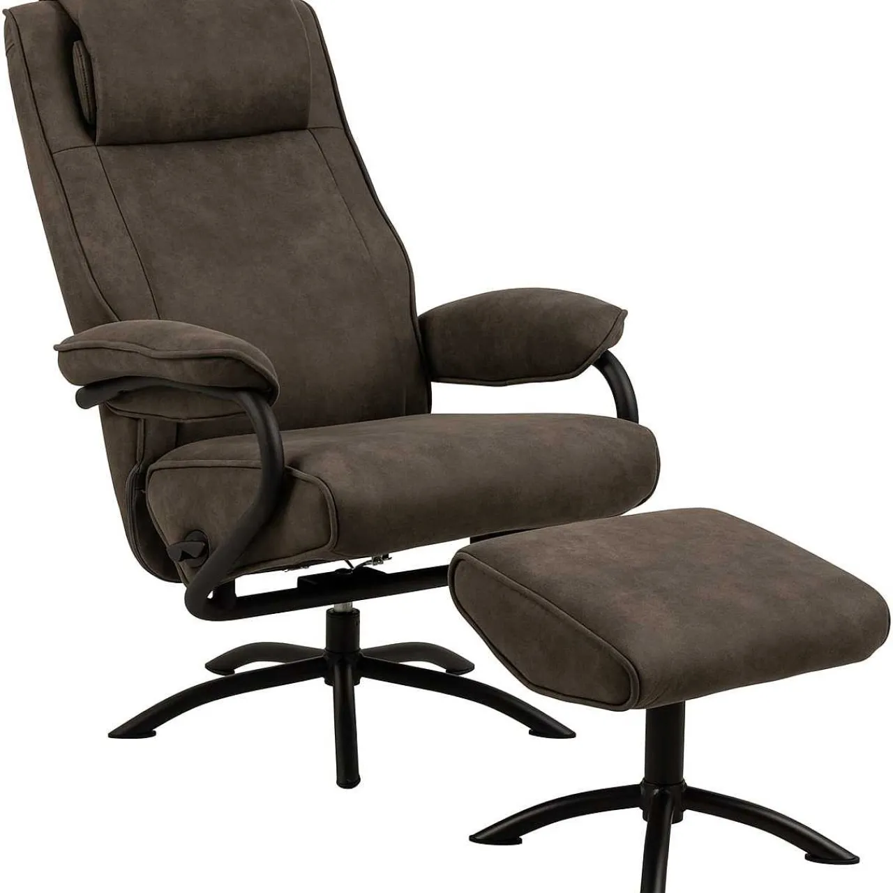 mutoni scandi Relaxsessel Mit Hocker Towsthal Anthrazit> Relaxsessel