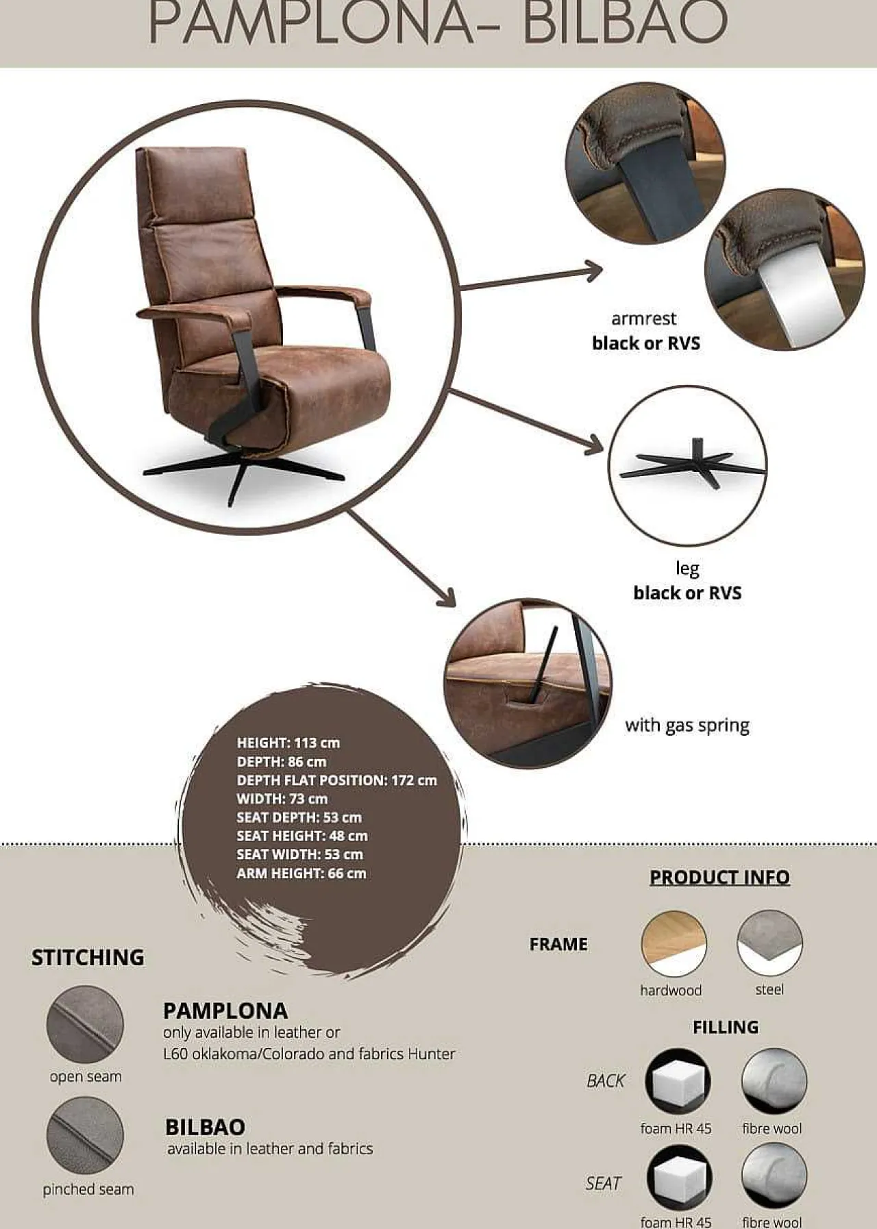 mutoni original Relaxsessel Pamplona> Relaxsessel