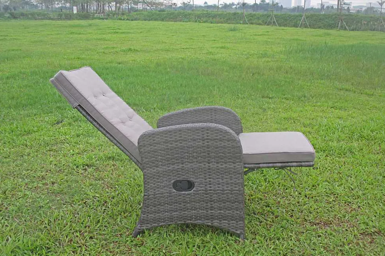 mutoni pleasure Relaxsessel Salerno Grau> Gartensessel
