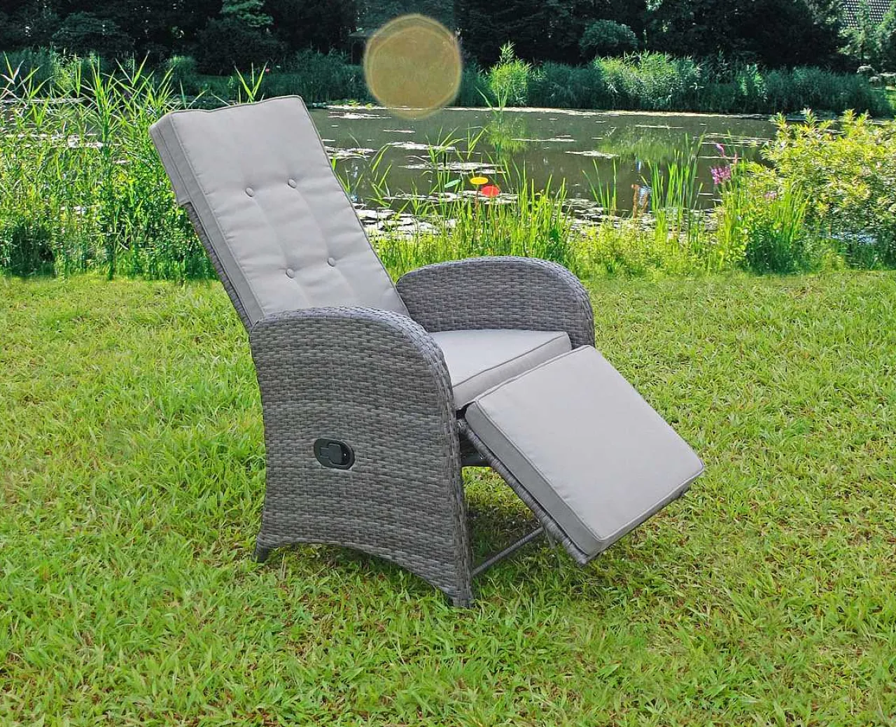 mutoni pleasure Relaxsessel Salerno Grau> Gartensessel