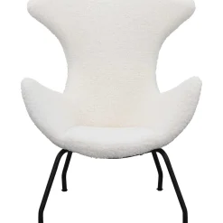 mutoni casual Relaxsessel Teddyfell Weiss> Ohrensessel